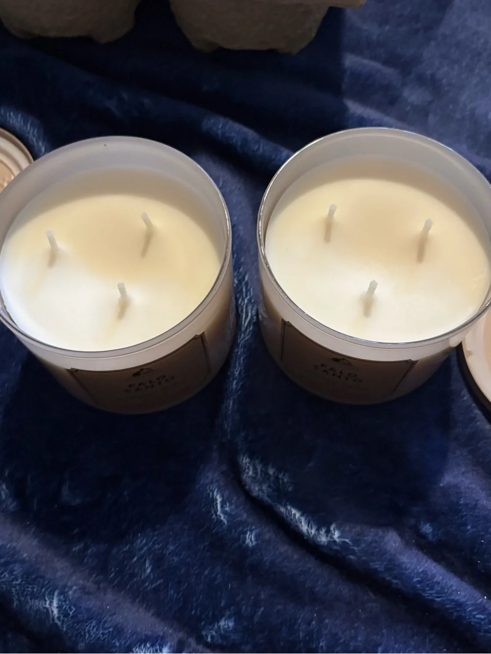 White Barn Palo Santo Candle Pair - Cream